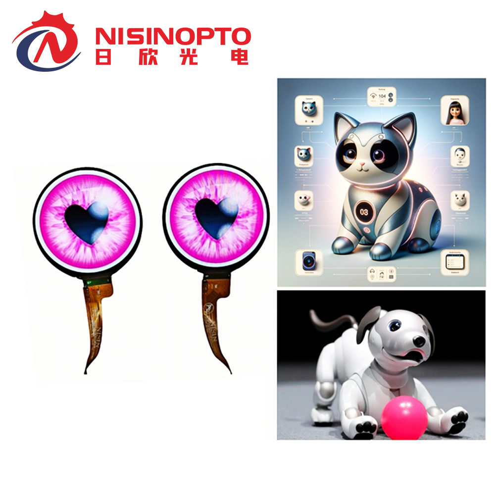 1.5寸360*360一芯双屏机器人表情液晶屏